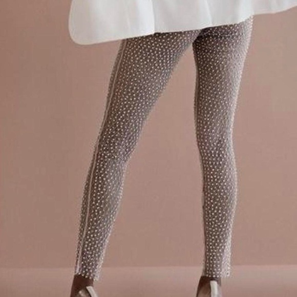 Jluxlabel rhinestone mesh leggings - Picture 3 of 3